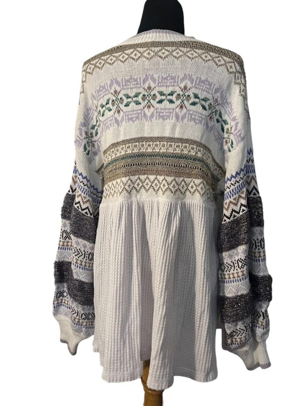 Free people multi colored knit sweater - Picture 3 of 3